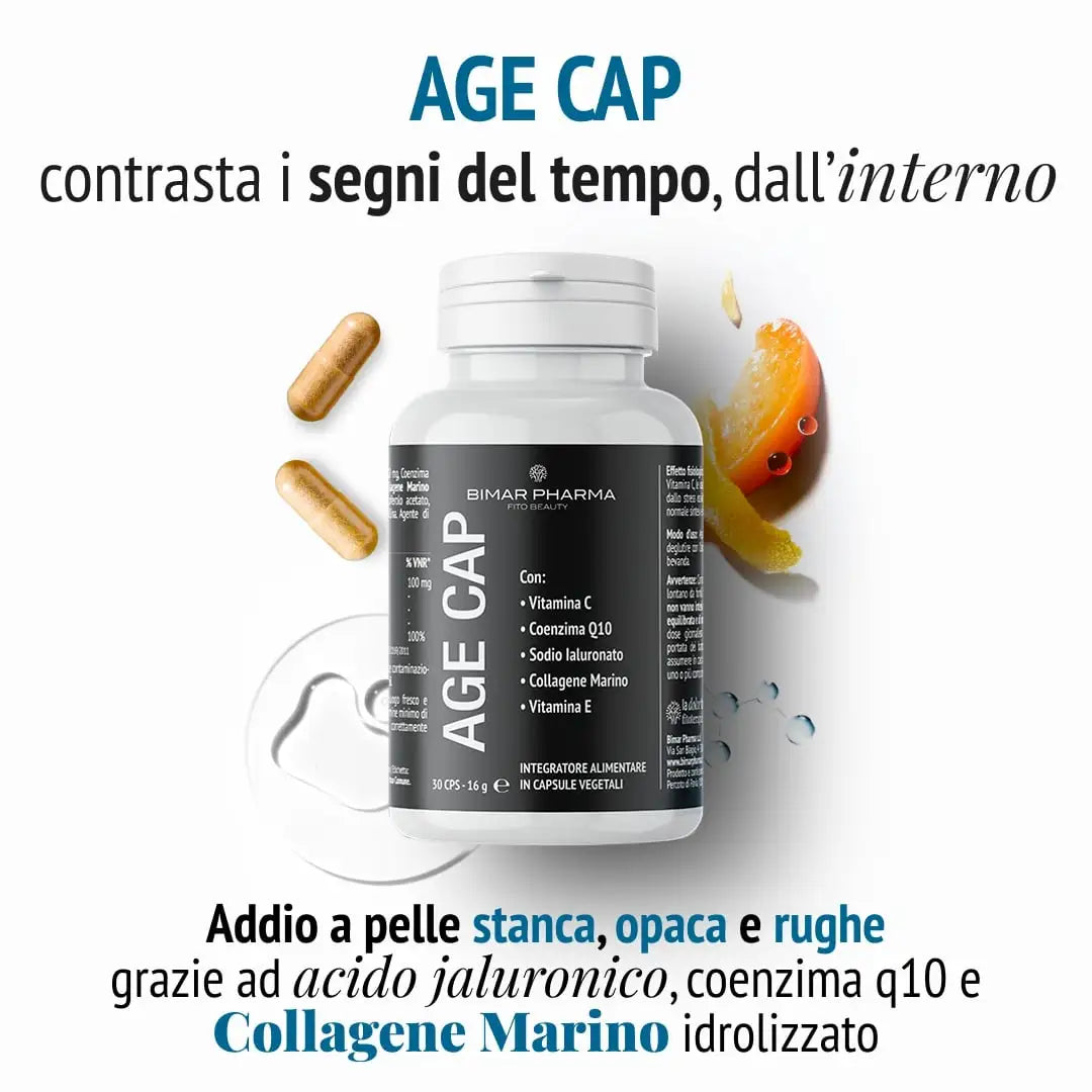 Age Cap - Anti-rughe con Collagene marino e Acido Jaluronico